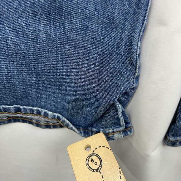 Madewell Women’s Medium Flea Market Flare Overalls in Rita Wash denim Jean f0343 - Picture 5 of 16